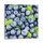 K&uuml;chenr&uuml;ckwand Glas 60x60 Spritzschutz Herd Sp&uuml;le Fliesenschutz K&uuml;che Obst Blau