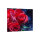 K&uuml;chenr&uuml;ckwand Glas 65x60 Spritzschutz Herd Sp&uuml;le Fliesenschutz K&uuml;che Rosa Rot