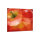 K&uuml;chenr&uuml;ckwand Glas 65x60 Spritzschutz Herd Sp&uuml;le Fliesenschutz K&uuml;che Obst Rot